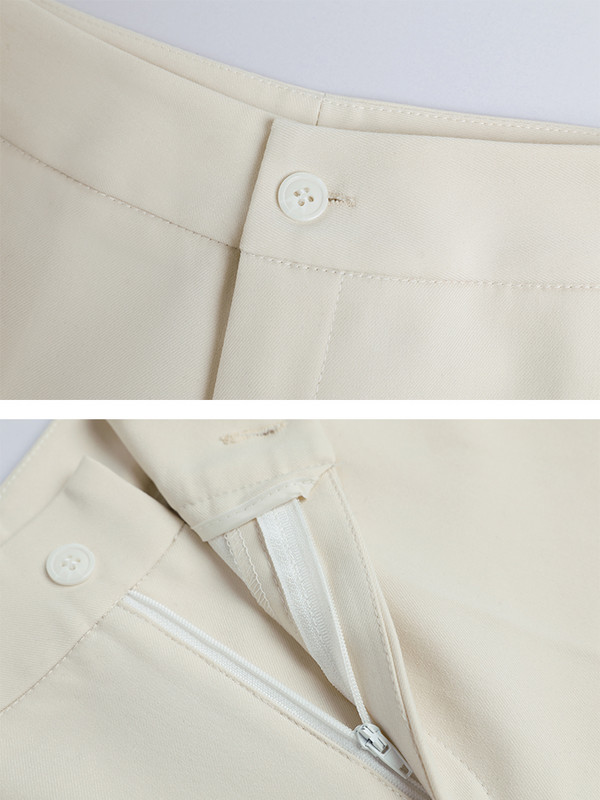 Naiste pidulik bleiservest ja pükskostüüm, sügistalvine meremerepunane roosa aprikoos, kontor Naiste äririietus, 3-osaline komplekt