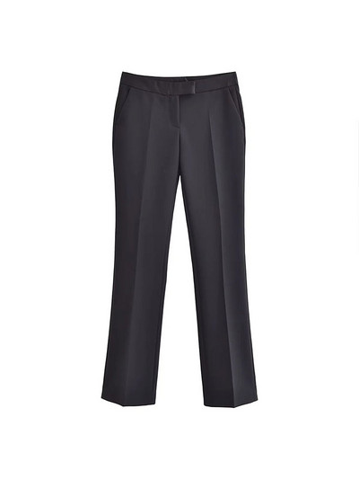 Nlzgmsj TRAF 2024 Naiste pükskostüüm, bleiser, naiste pükskostüüm, must soliidne pidulik jakk, püksid, naiste tööriided, 2-osaline komplekt naistele