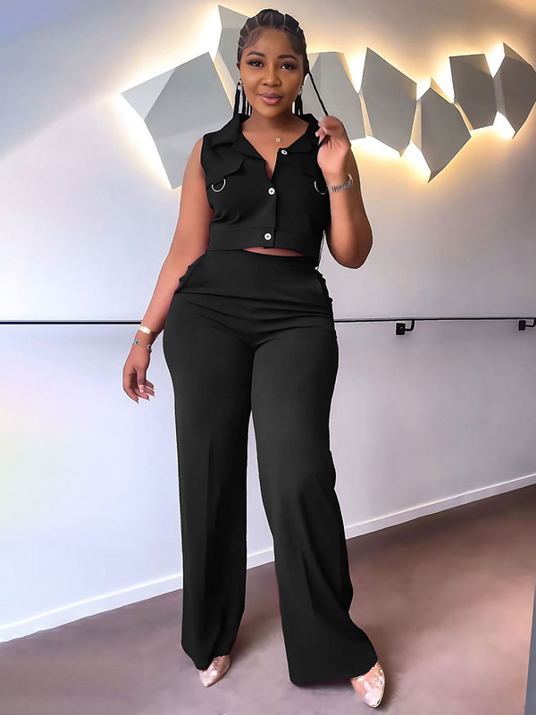 Kaheosaline komplekt naiste suveülikonnale, naiste elegantsed püksid ja pluusikomplekt, uus komplekt, rõivaste hulgimüük