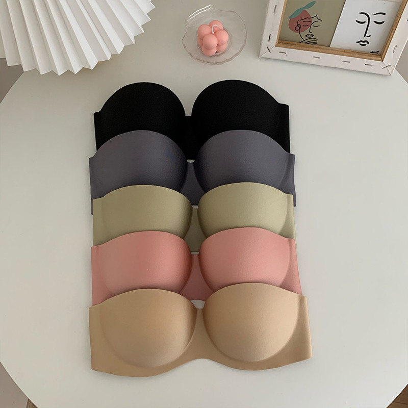 Ženski seksi grudnjak bez naramenica Push Up podstavljeni grudnjaci Žensko donje rublje Ženski bešavni nevidljivi grudnjak bez naramenica Grudnjaci za donje rublje