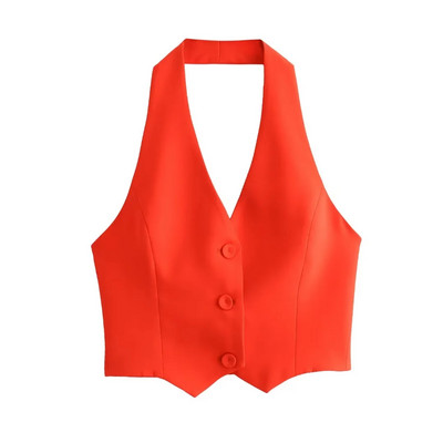 TRAFZA 2024 kevadsuvise kontori daami soliidsed ülikonnad, moodsad sälgud õlgu kehitavad bleiserid + rippuvad kaelavestid + stiilsed pliiatsiga pikad püksid