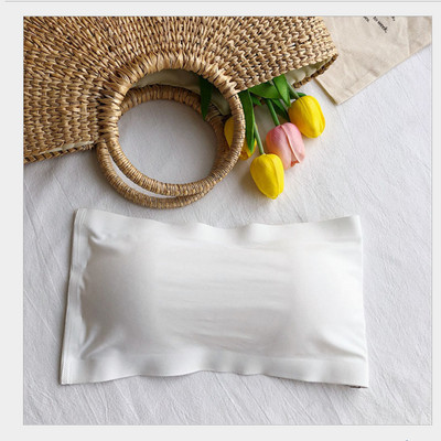 Sieviešu krūšturis bez siksnām Seksīgi bezšuvju viengabala cauruļu topi Bando cauruļu augšdaļas, noņemami spilventiņi intīmi