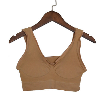 Aktív Női Melltartók Sport Nagy méretű Női Jóga Felső Fehérnemű Párnázott Fitness Futómellény Drótmentes melltartó S-4XL