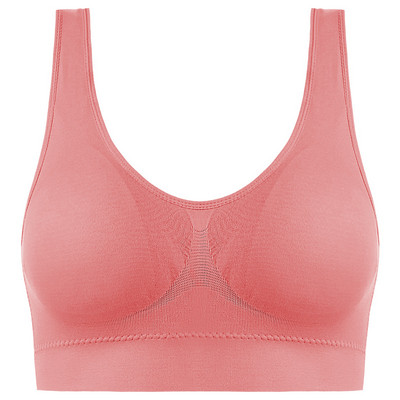 Aktív Női Melltartók Sport Nagy méretű Női Jóga Felső Fehérnemű Párnázott Fitness Futómellény Drótmentes melltartó S-4XL