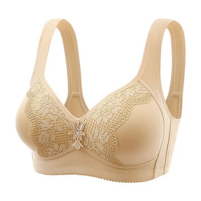 Plānas kokvilnas bezvadu apakšveļa, vestes stila mamma, pilna kausa sieviešu krūšturis, ērts elpojošs neilona audums