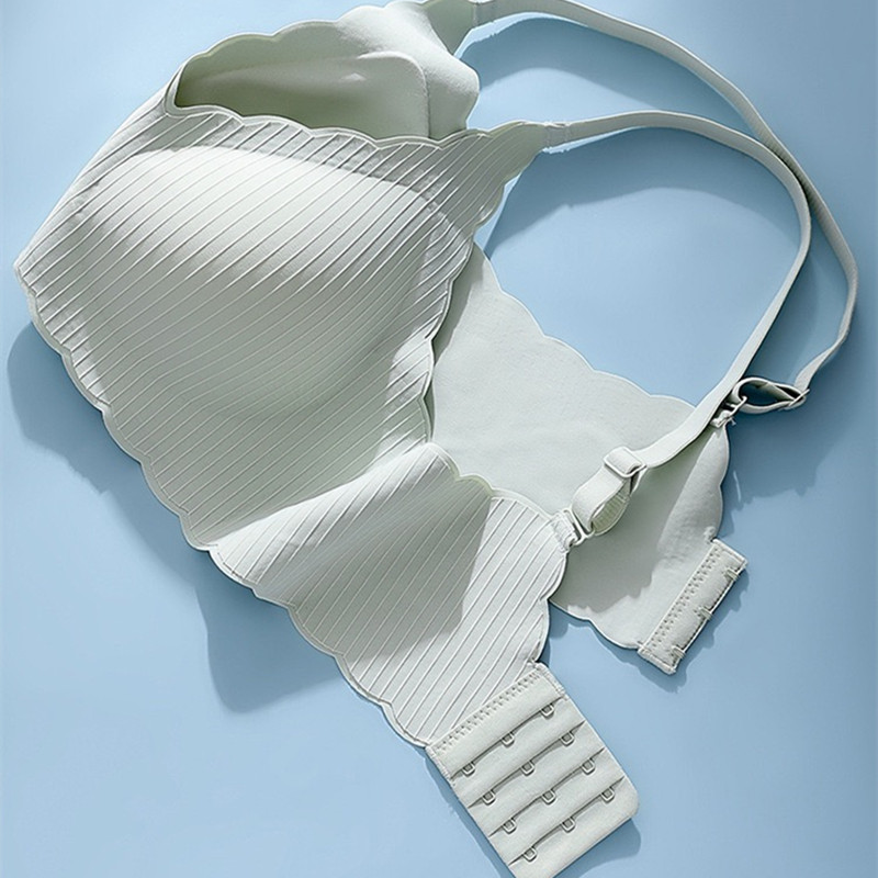 Bezšuvju apakšveļa sievietēm ar mazām krūtīm, Push-up, plāns viengabala fiksēts kauss, ērts un necaurlaidīgs, bezvadu krūšturis