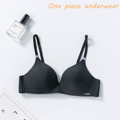 Britu pussalas viengabala bezšuvju bez tērauda gredzena krūšturis sieviešu plānās daļās, ērta, seksīga sporta apakšveļa