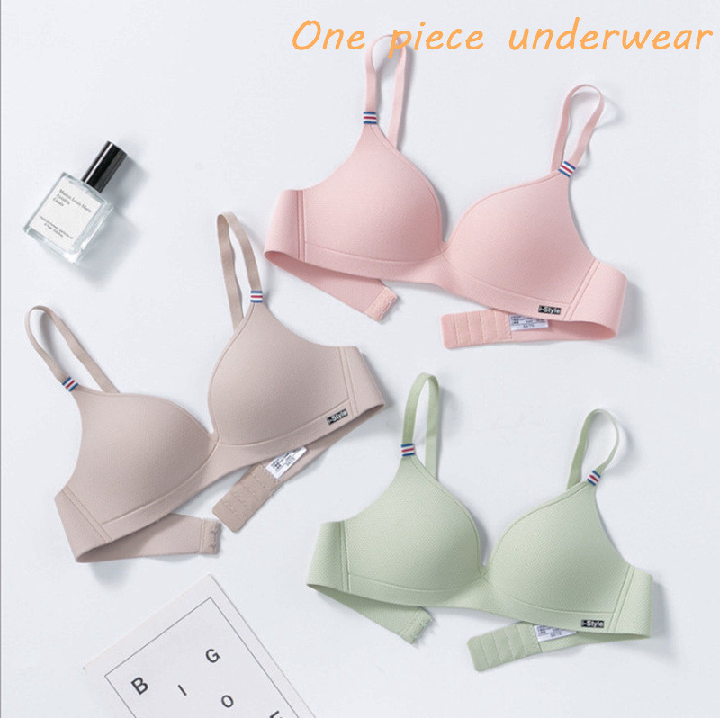 Britu pussalas viengabala bezšuvju bez tērauda gredzena krūšturis sieviešu plānās daļās, ērta, seksīga sporta apakšveļa