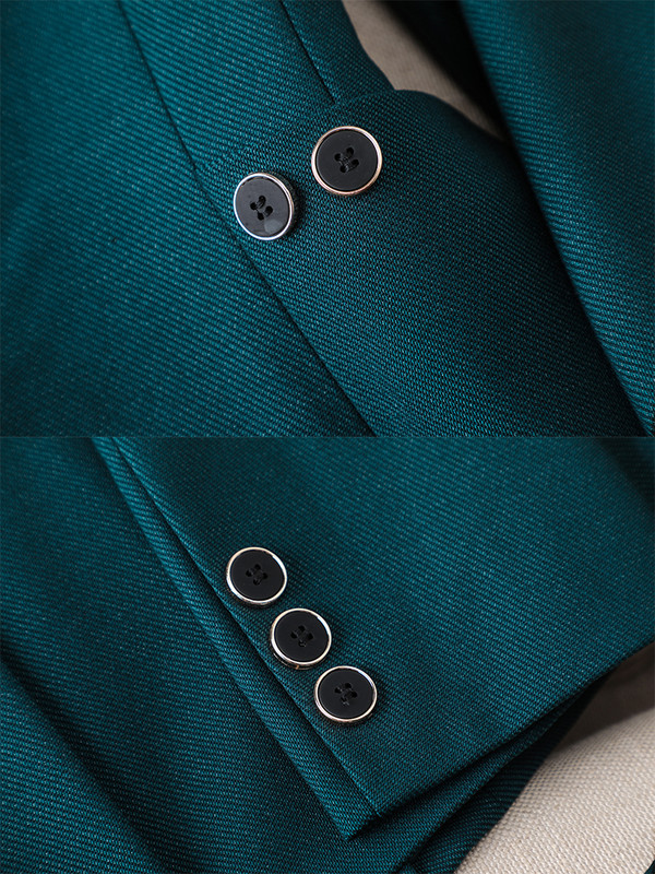 Sieviešu žakete un bikškostīms formāls zaļš violets zils melns vienkrāsains sieviešu jaka bikses sieviešu darba apģērbs 2 daļ.