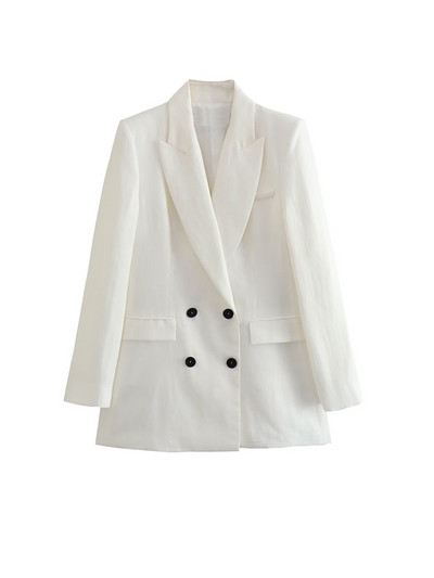 Kumsvag 2023 naiste kevadpükste ülikonnad, 2-osalised komplektid, kausaalsed täislinasest bleisermantlid ja püksid, naiste OL kahe ülikonna rõivad