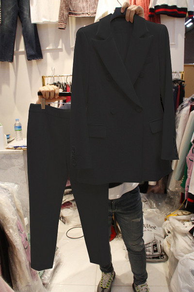 Novo proljetno žensko odijelo Profesionalno usko malo odijelo Hlače Odijelo Temperament Sako Komplet od 2 komada Ženska odjeća za posao