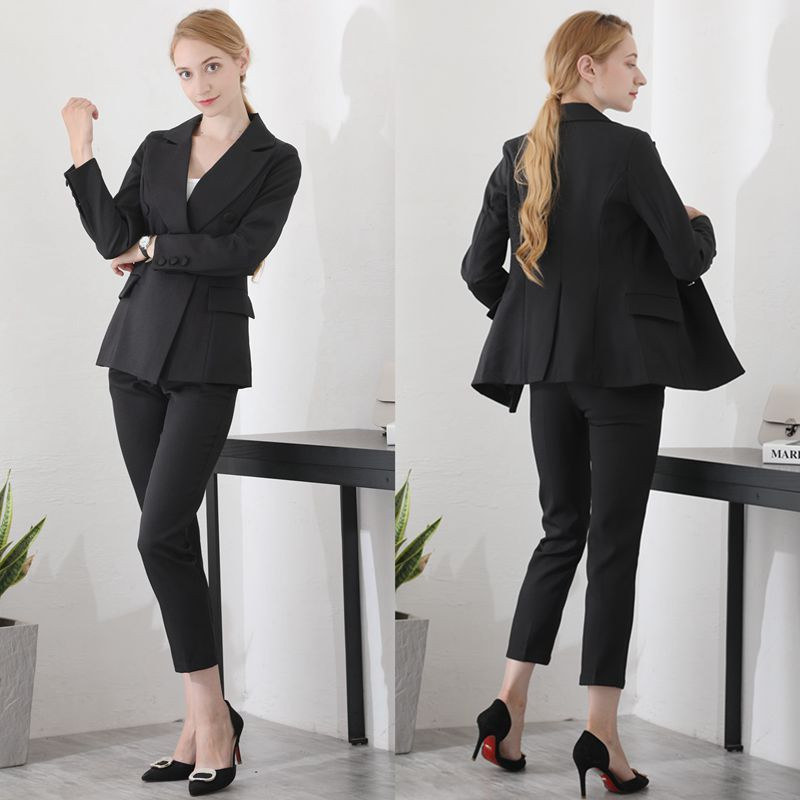 Novo proljetno žensko odijelo Profesionalno usko malo odijelo Hlače Odijelo Temperament Sako Komplet od 2 komada Ženska odjeća za posao