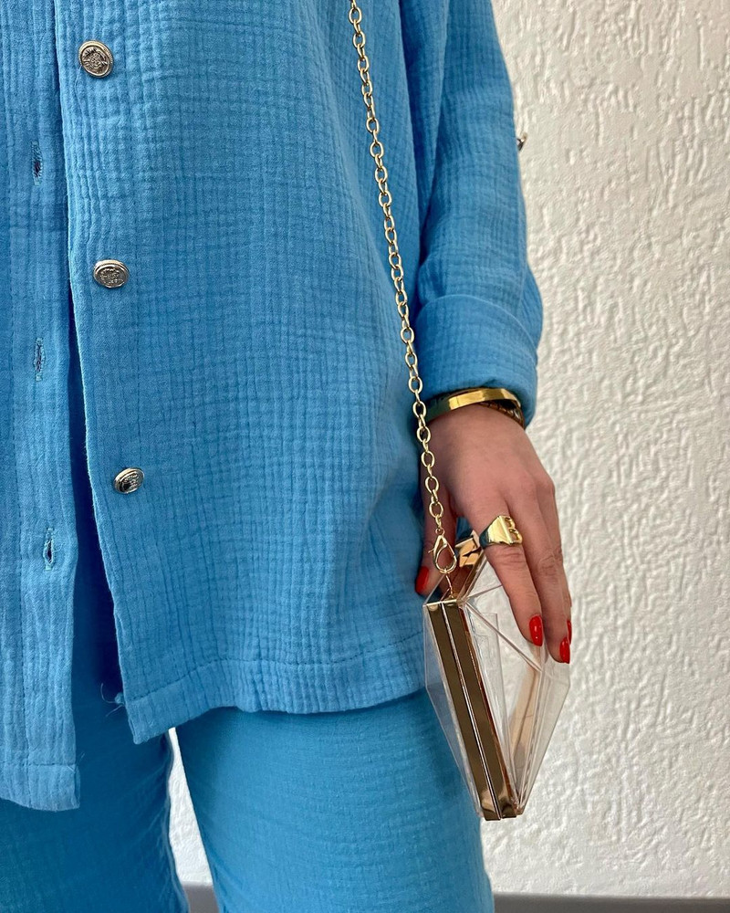 vasaras tērpi sievietēm 2023 Jauns krekls ar garām piedurknēm ar vaļīgām pogām un apgrieztām bikses Ikdienas sports Vasaras sieviešu uzvalks bikses komplekts