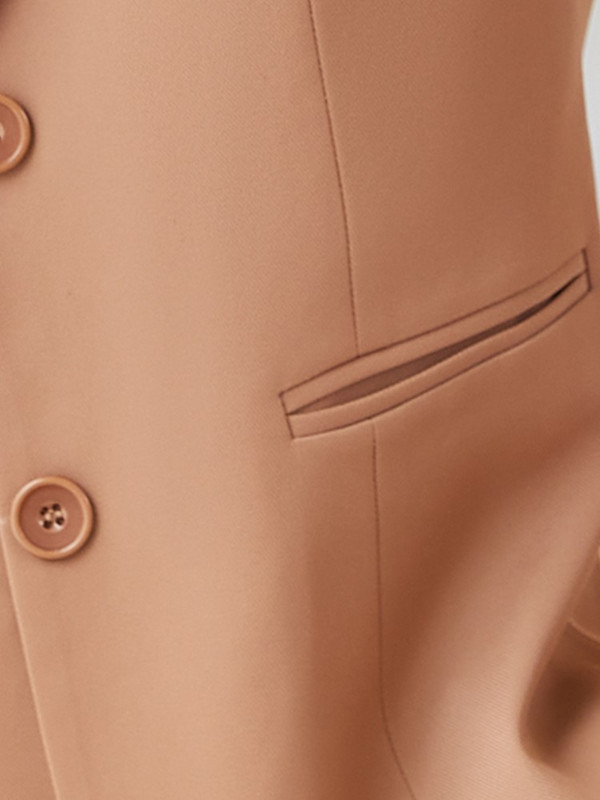 Biroja dāma Vintage šiks biznesa bikses uzvalks sievietēm elegants ikdienišķs ciets žaketes žaketes taisnas bikses tērpi sievietēm 2 gab.