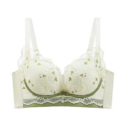 No Underwire Gathering Krūšturis Mazas krūtis Ērta Elpojoša Apakšveļa Sieviešu Plāns Pretslīdēšanas Krūšturis Noslauka Augšējā atbalsta krūšturis