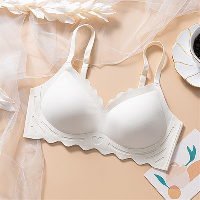 Jauns mīksts Push Up bezšuvju krūšturis sievietēm vasaras plānā elpojoša apakšveļa Bezvadu krūšturis, ērta, maza krūškurvja apakšveļa