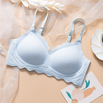 Jauns mīksts Push Up bezšuvju krūšturis sievietēm vasaras plānā elpojoša apakšveļa Bezvadu krūšturis, ērta, maza krūškurvja apakšveļa