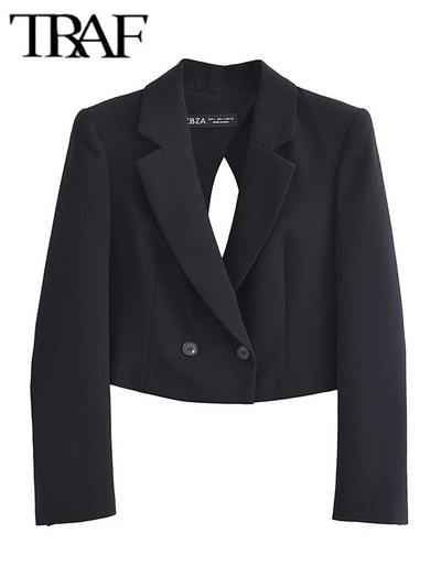TRAF pahkluupükste komplektid naistele, 2-osaline moodne avav disain, bleisermantel, naiste ülikond, uus kaheosaline komplekt, naiste komplekt