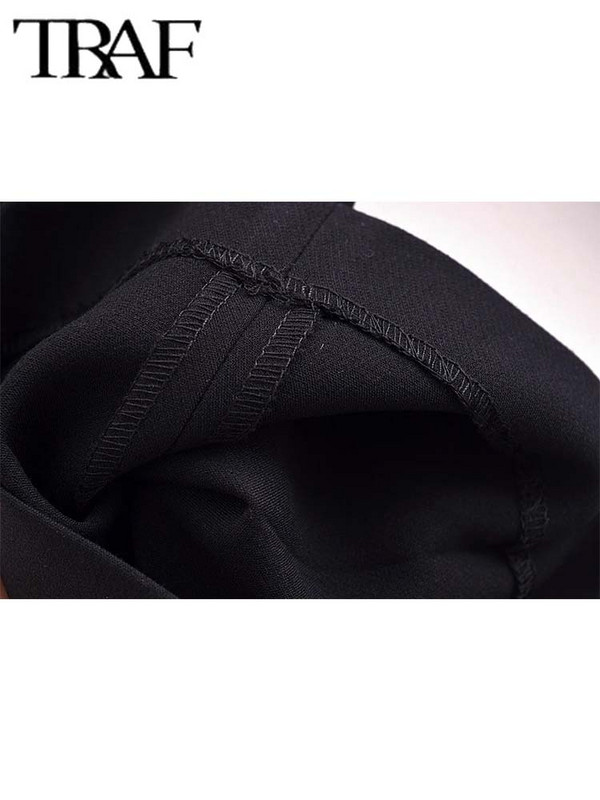 TRAF pahkluupükste komplektid naistele, 2-osaline moodne avav disain, bleisermantel, naiste ülikond, uus kaheosaline komplekt, naiste komplekt