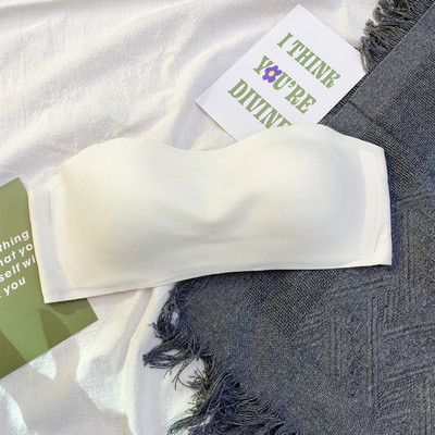 Olkaimeta aluspesu Naiste kandmine suvine õhuke libisemisvastane jälgedeta nähtamatuse toru pealmine želee artikkel rinnahoidja rinnahoidja ilma terasrõngata