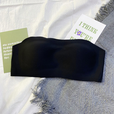 Olkaimeta aluspesu Naiste kandmine suvine õhuke libisemisvastane jälgedeta nähtamatuse toru pealmine želee artikkel rinnahoidja rinnahoidja ilma terasrõngata