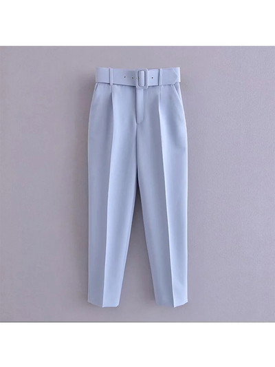 Icclek naiste ülikond, roheline pükskostüümid koos vööga, naine, 2-osaline pükskostüüm, pükskostüüm, bleiser, kontoripükste komplektid, naiste ülikonnad