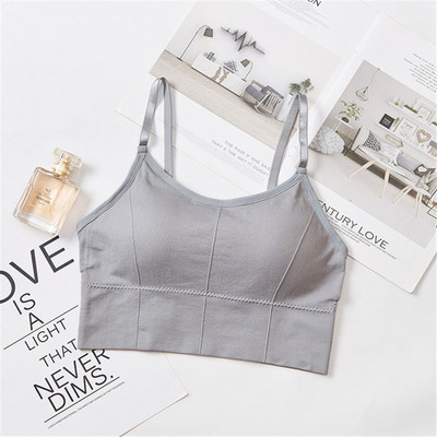 Ženski bešavni sportski grudnjak za trčanje u teretani Push Up Prozračni grudnjak Ženski podstavljeni prsluk Elastični gornji grudnjak za fitness donje rublje