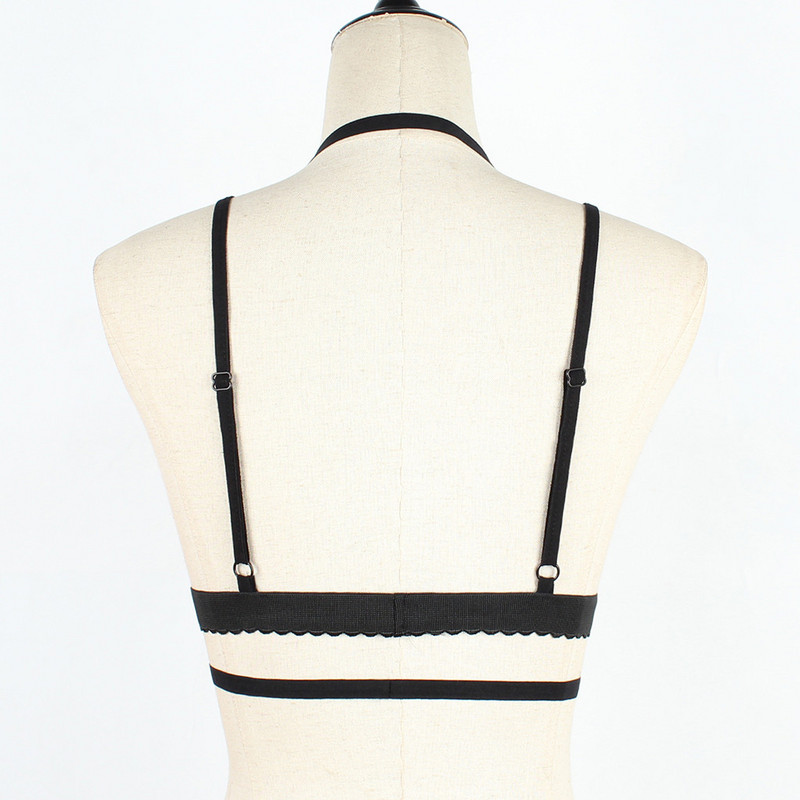 Seks erotski grudnjak Žensko seksi donje rublje Povratak na halter Cvjetni čipkasti zavoj Push up donje rublje Grudnjaci Ženski grudnjak s tankim košaricama Bez žica