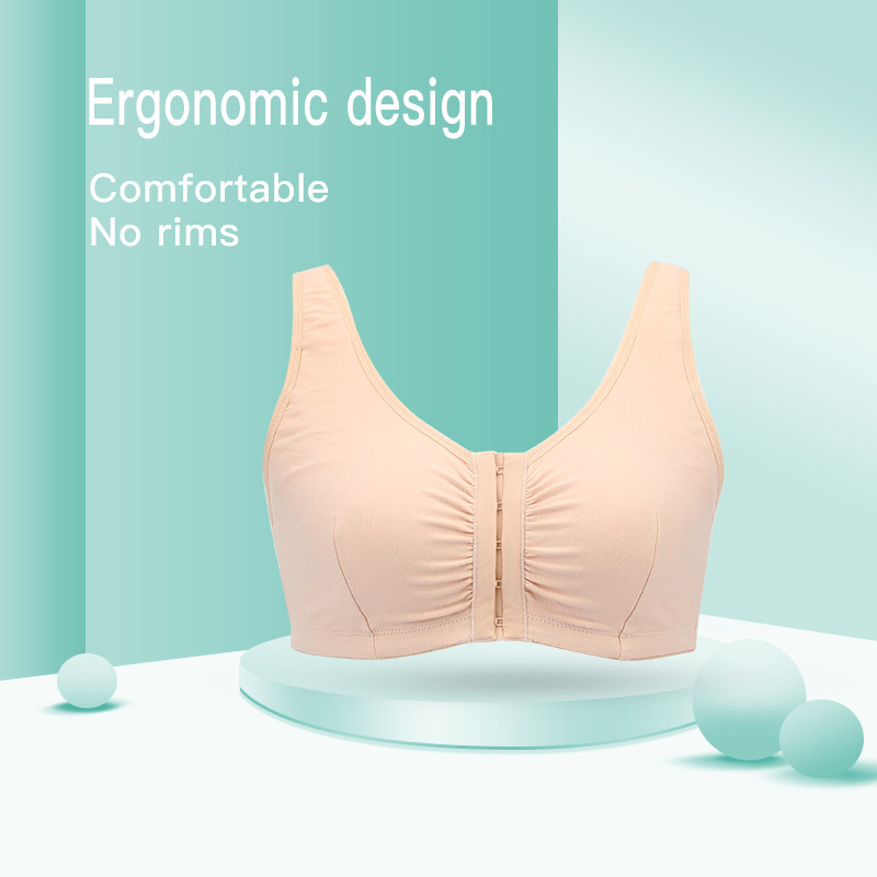 6041 Grudnjak s prednjom kopčom Beauty Back Grudnjak velike veličine Tip prsluka Sportska joga Majka Tanki grudnjak za donje rublje Žene