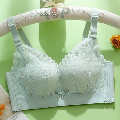 Légáteresztő cső felső felni nélkül összegyűjti megereszkedett melltartó puha, kényelmes vékony fehérnemű Szexi csipke a mellkas köré tekerve