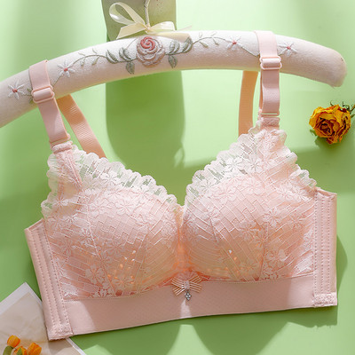 Légáteresztő cső felső felni nélkül összegyűjti megereszkedett melltartó puha, kényelmes vékony fehérnemű Szexi csipke a mellkas köré tekerve
