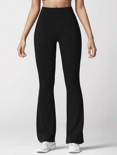 Proljeće i ljeto 2024. Nove ženske mekane hlače visokog struka u krosnom stilu, sportske hlače za slobodno vrijeme, joga, mliječno svileni materijal