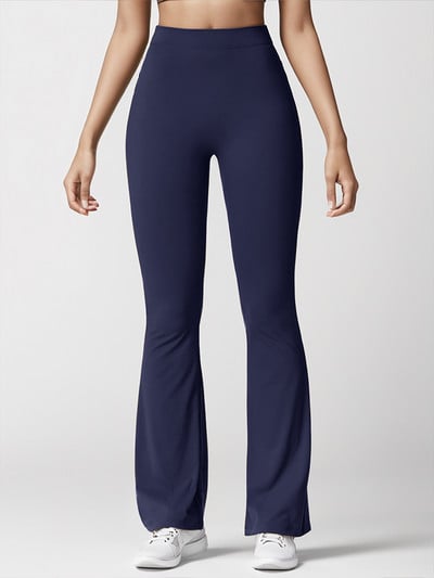 Proljeće i ljeto 2024. Nove ženske mekane hlače visokog struka u krosnom stilu, sportske hlače za slobodno vrijeme, joga, mliječno svileni materijal