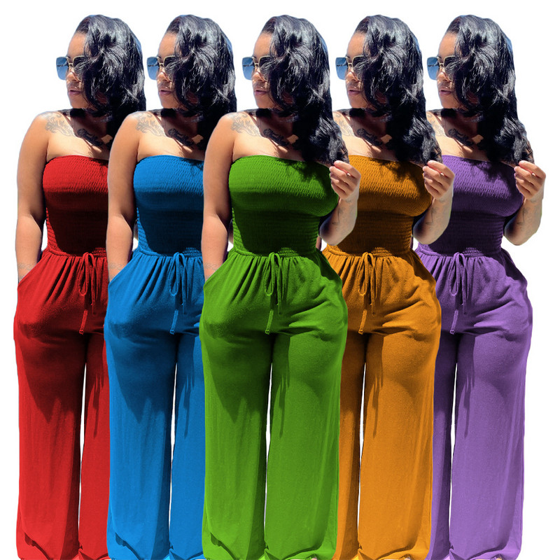 Suvine seksikas torutops Laia säärega kombinesoon Naistele Mood vabaaja naiste kombinesoon