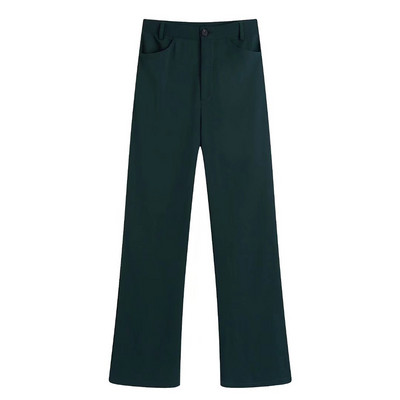 Klacwaya Costume Femei Set Blazer Femeie 2 Piese Office Lady Sets Blazere Crestate Jachetă Fermoar Fly Pantaloni Capris Femei Costum Office