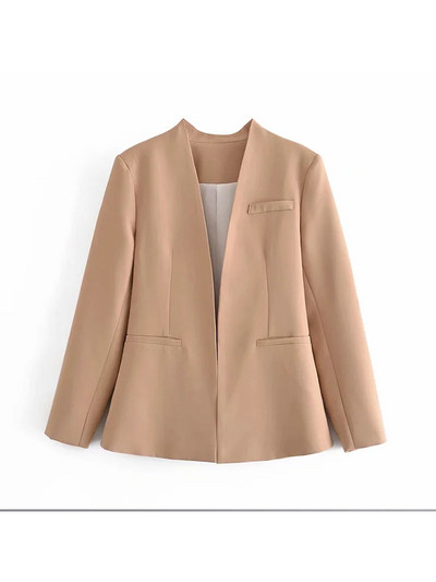 Traf naiste bleiserikostüümid Elegantne naiste pükskostüümi komplekt kõrge vöökohaga püksid vööga Naiste bleiserikomplekt OL Fromal ülikonnapüksid tööriided