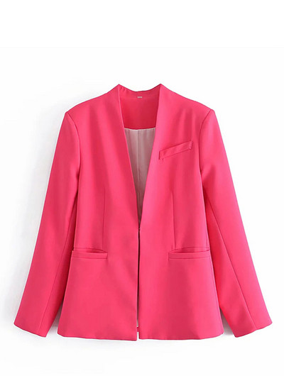 Traf naiste bleiserikostüümid Elegantne naiste pükskostüümi komplekt kõrge vöökohaga püksid vööga Naiste bleiserikomplekt OL Fromal ülikonnapüksid tööriided