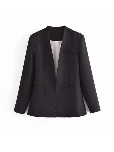 Traf naiste bleiserikostüümid Elegantne naiste pükskostüümi komplekt kõrge vöökohaga püksid vööga Naiste bleiserikomplekt OL Fromal ülikonnapüksid tööriided