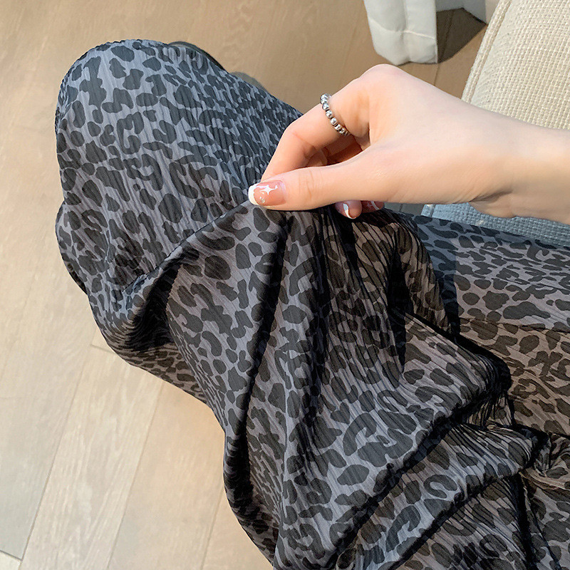 2024. Ženske hlače s tie-dye printom Proljeće Ljeto Elastični struk Ravne duge hlače širokih nogavica Ležerne ženske široke hlače Hlače