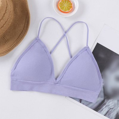 Õmblusteta õõnsad pehmed rinnahoidjad Naiste juhtmevabad Push Up rinnahoidjad Seksikas pesu Kaunitar seljarihm Spordirinnahoidja