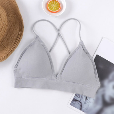 Õmblusteta õõnsad pehmed rinnahoidjad Naiste juhtmevabad Push Up rinnahoidjad Seksikas pesu Kaunitar seljarihm Spordirinnahoidja