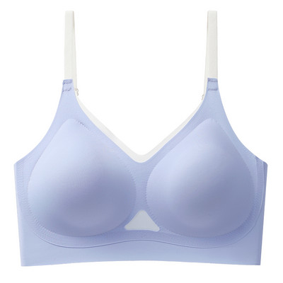 Suvine üliõhuke jääsiidist õmblusteta rinnahoidja, ilma terasrõngata, lõtvumisvastane, suur ilus seljaosa hingav, magav spordirinnahoidja