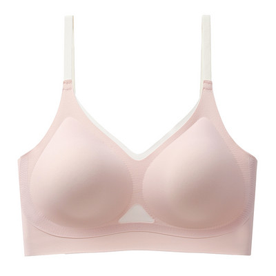 Suvine üliõhuke jääsiidist õmblusteta rinnahoidja, ilma terasrõngata, lõtvumisvastane, suur ilus seljaosa hingav, magav spordirinnahoidja