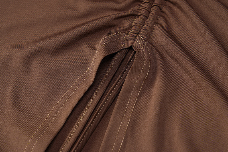 Festivali seksikas kaheosaline naiste seelik ja topp 2024 suvekomplektid, riided Ruched Bodycon kleidikomplektid, midiseelik, kärbitud top 