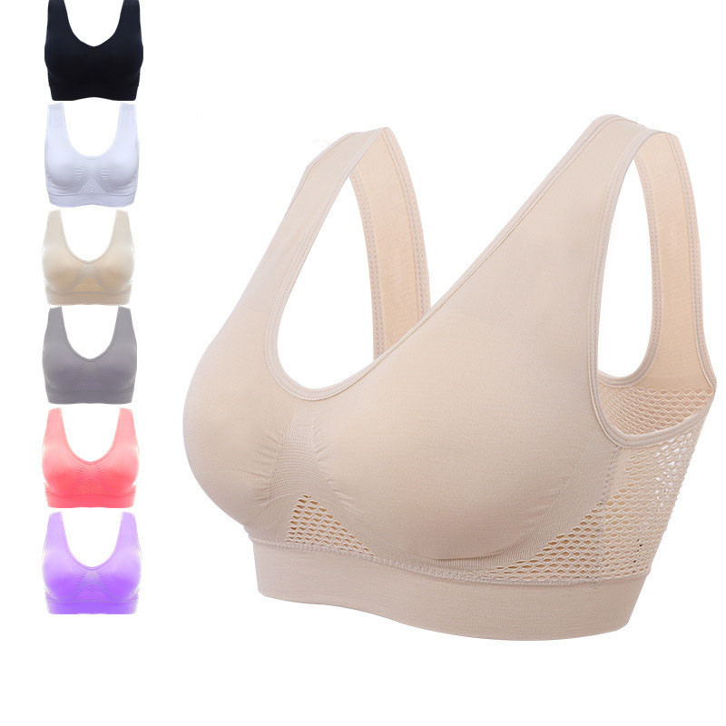 Sutiene fără sârmă pentru femei, fără fir S-6XL, mărime mare, sexy, fără spate, push up, fără sudură, din plasă, fără oase, sutiene sport