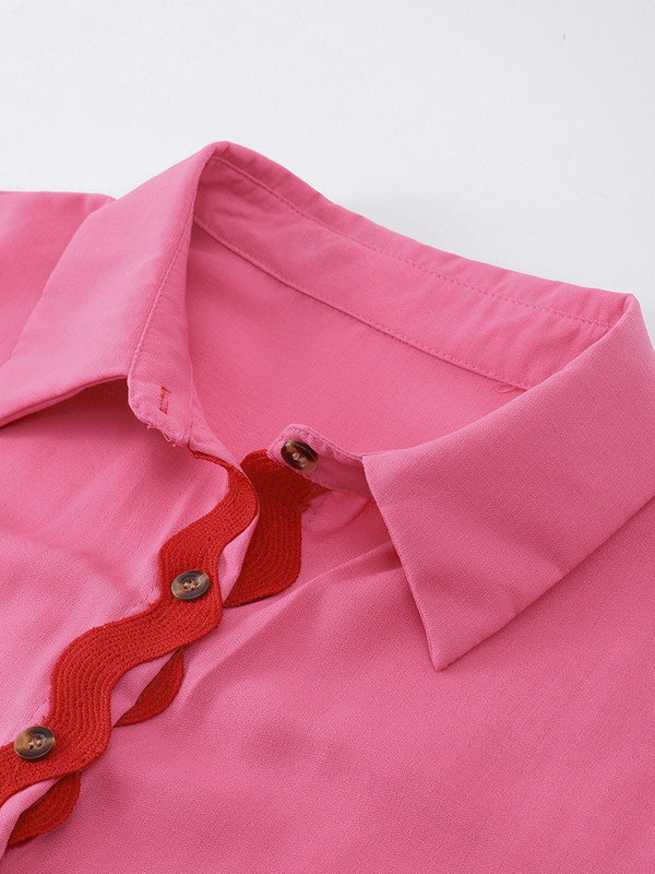 Vabaaja triibuliste rannapükste komplektid naiste rannapuhkuse üherealised revääriga särgid, naiste ülikond 2024, suvine kaheosaline naiste komplekt