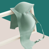 UU Cup naiste rinnahoidja, lateks jälgedeta puhtavärviline aluspesu ühes tükis sile nägu ilma terasrõngata pehme tugi Reguleeritav mugav