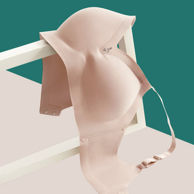 UU Cup naiste rinnahoidja, lateks jälgedeta puhtavärviline aluspesu ühes tükis sile nägu ilma terasrõngata pehme tugi Reguleeritav mugav