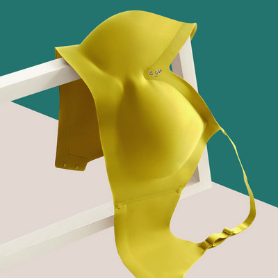 UU Cup naiste rinnahoidja, lateks jälgedeta puhtavärviline aluspesu ühes tükis sile nägu ilma terasrõngata pehme tugi Reguleeritav mugav