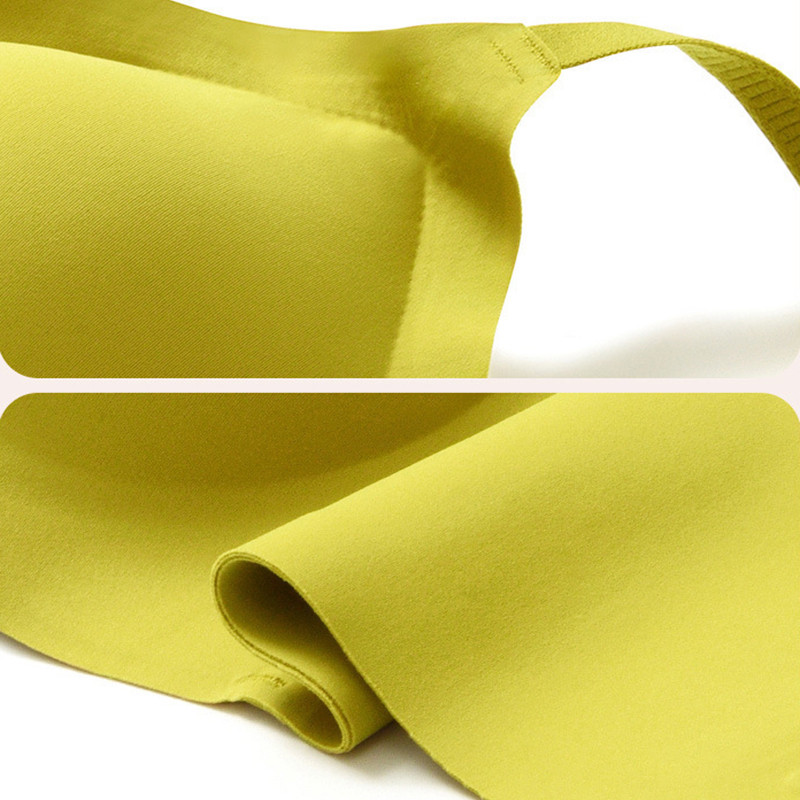 UU Cup naiste rinnahoidja, lateks jälgedeta puhtavärviline aluspesu ühes tükis sile nägu ilma terasrõngata pehme tugi Reguleeritav mugav